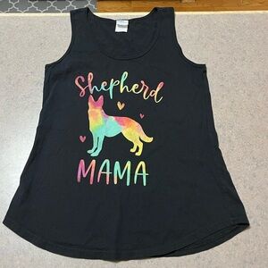 Women’s “Shepherd Mama” tank
Dog mom shirt